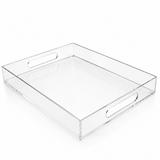 Bandeja Acrílica com Alças Laterais Premium | 40x30cm